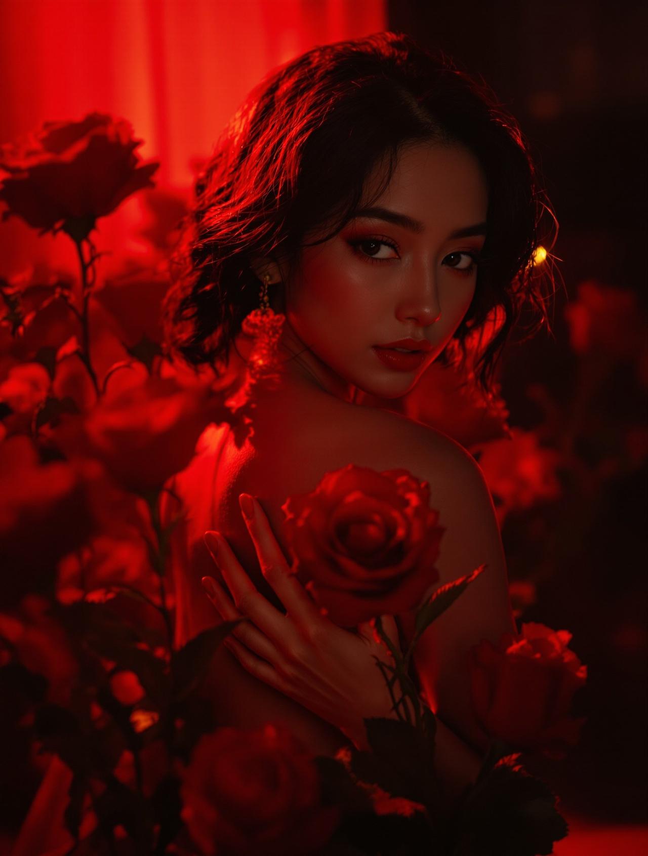 福利asmr - 暗夜玫瑰 - 性感系 - 陈雅婷 唯美写真作品